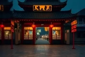 片库主推画面：夜色港口与线索交织的悬疑氛围