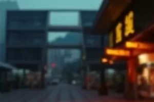 铁轨与云封面：穿过云层的高架铁轨与列车